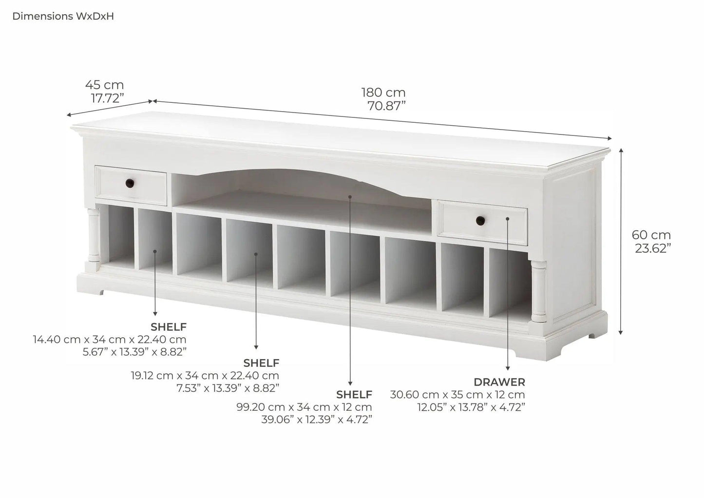 NovaSolo Media Console - Entertainment UnitsCA6118994921001449 2