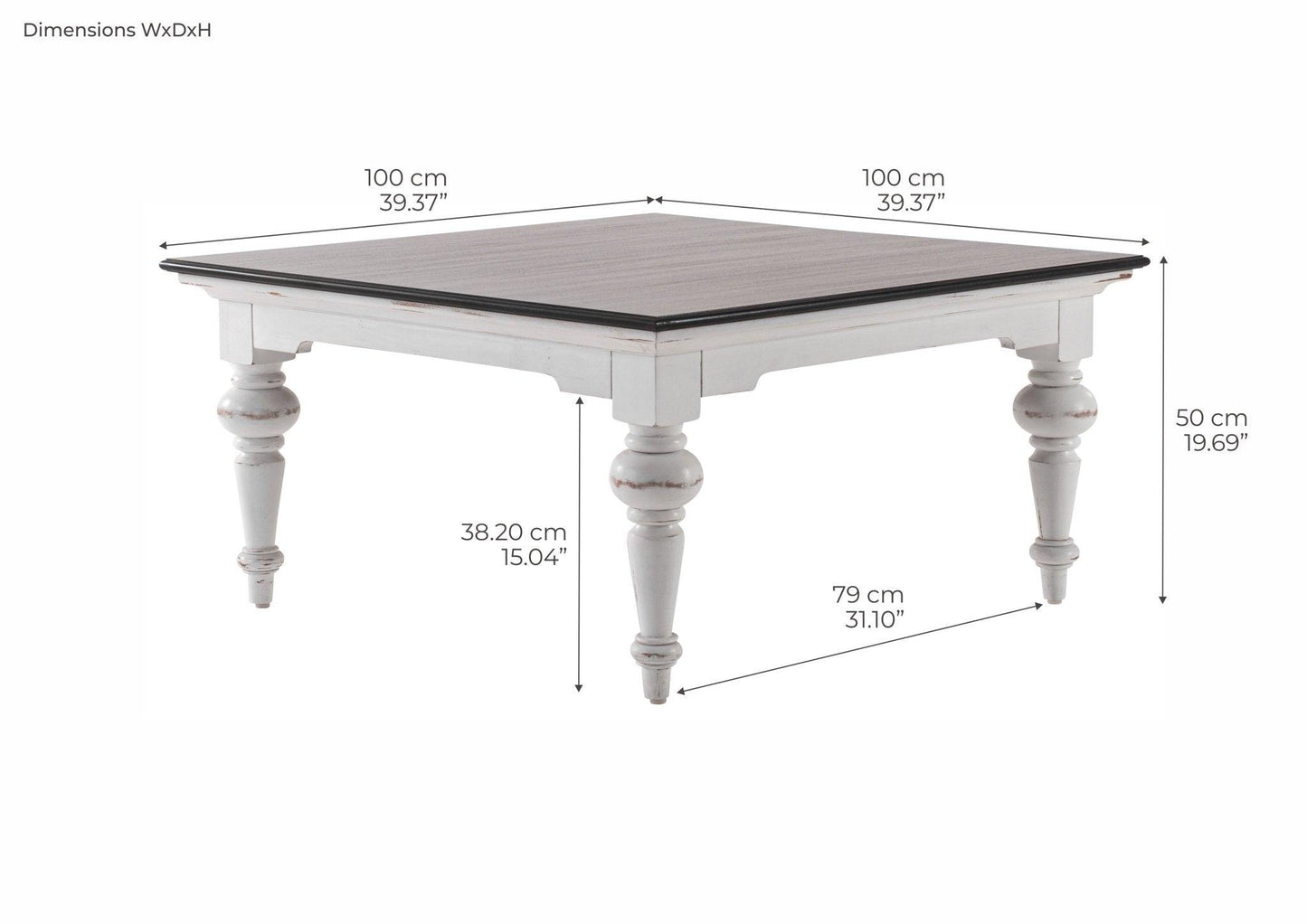 NovaSolo Square Coffee Table T774TWD - Coffee TableT774TWD8994921002101 6