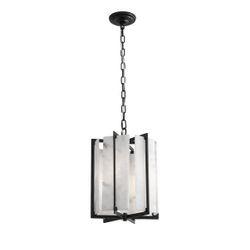 Palermo Alabaster Pendant - Black - Chandeliers and Pendants208149320294128084 1