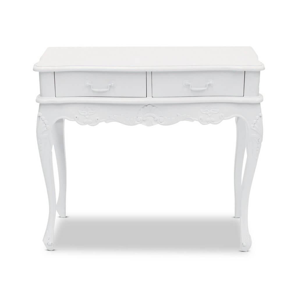 Paris Console 2 Drawer - White - DrawerMTAB130PDR9360245001196 1