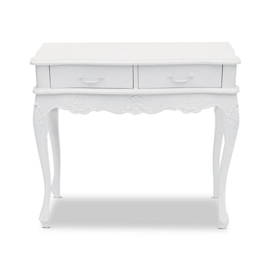 Paris Console 2 Drawer - White - DrawerMTAB130PDR9360245001196 1