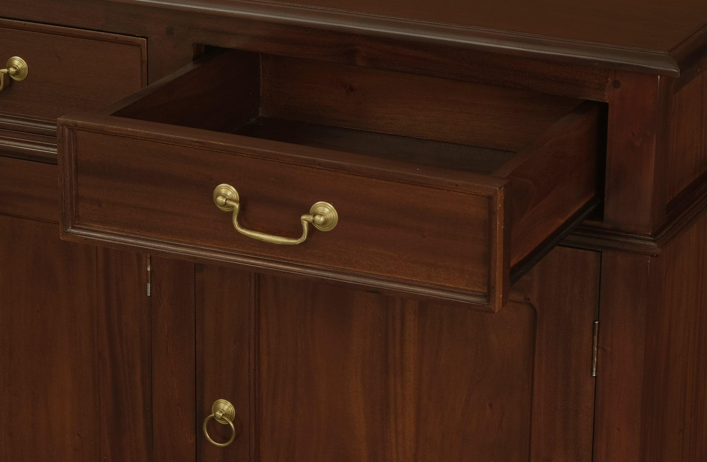 Queen Ann 4 Door 4 Drawer Buffet (Mahogany) - BuffetSB 404 QA (M)754169487201 2