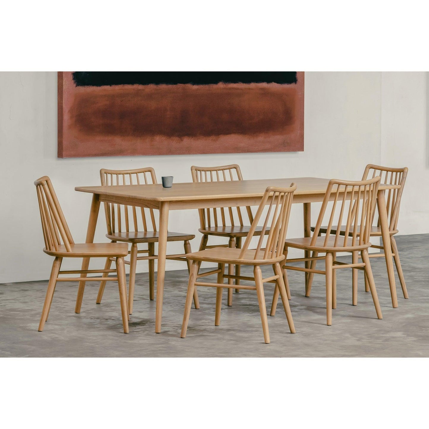 Riviera Solid Oak Dining Chair - Set fo 2 (Natural) - Dining ChairCH 050 RVR Set of 2 (N)754169483524 5