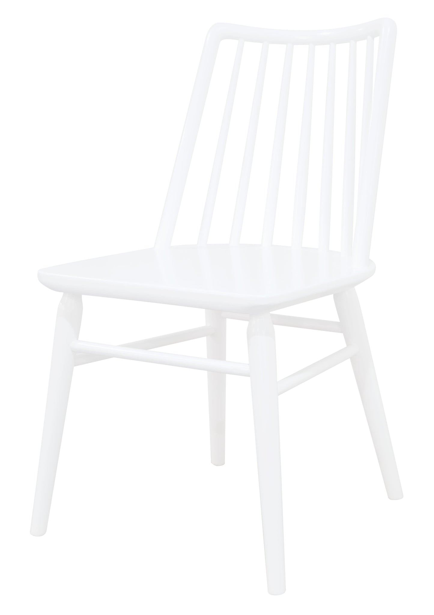 Riviera Solid Oak Dining Chair - Set of 2 (White) - Dining ChairCH 050 RVR Set of 2 (WH)754169482015 2