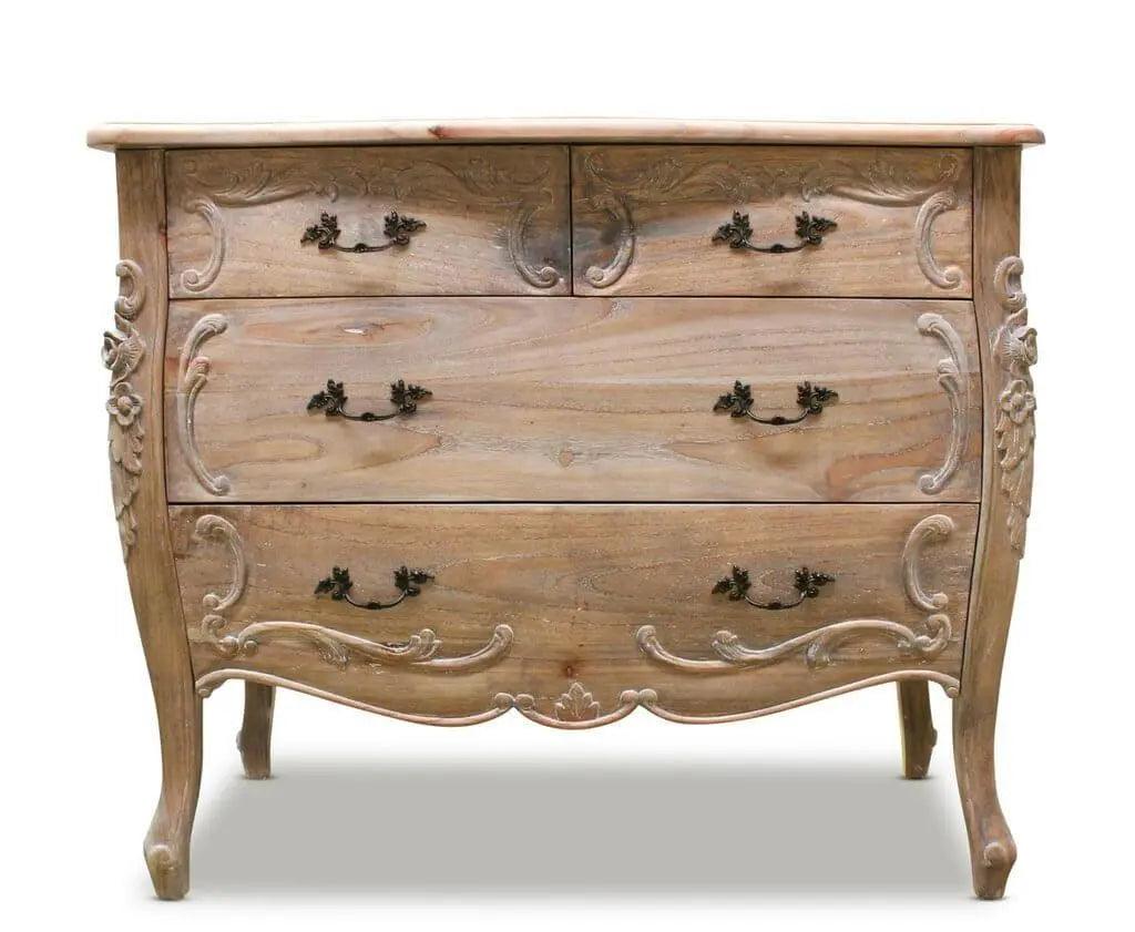 Rococo Chest of Drawers - Low Boy - DrawersMCAB175WO 8