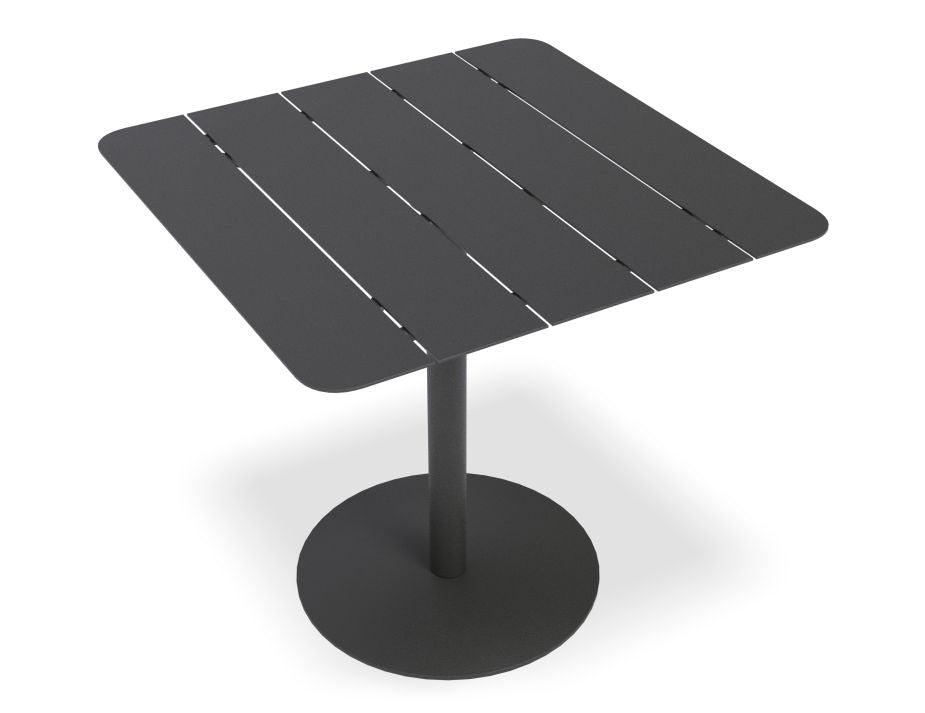 Roku Cafe Table - Outdoor - Charcoal - 65 x 65cm Table Top - C1412241759356182163929 3