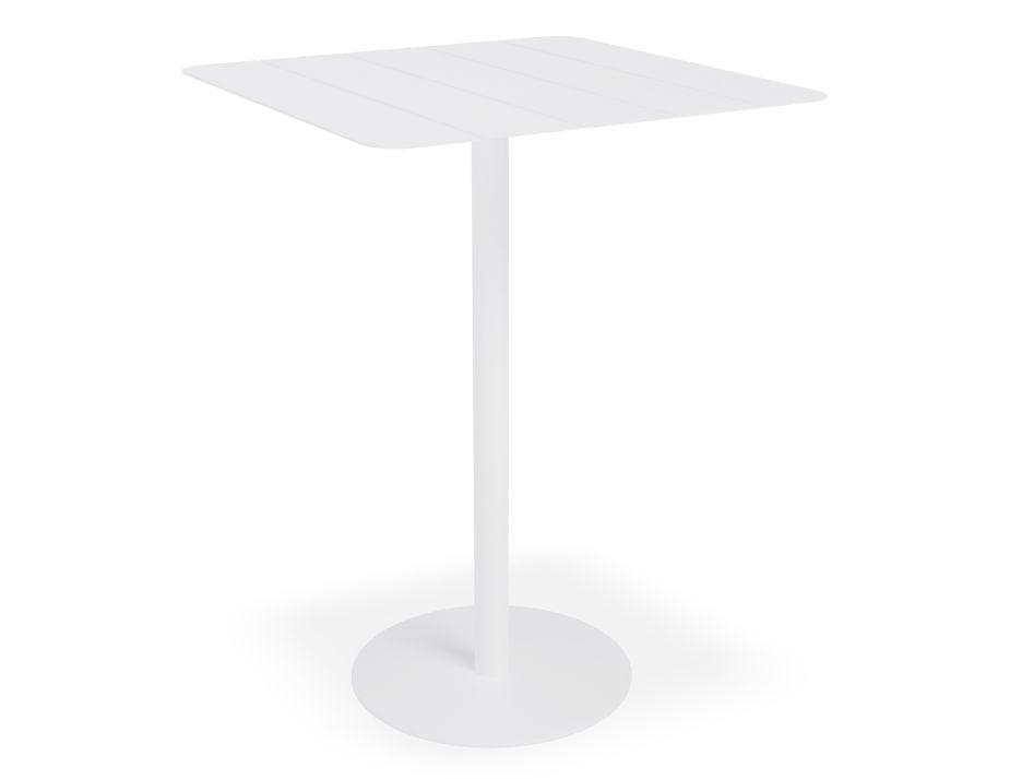 Roku High Bar Table - Outdoor - White - 65 x 65cm Table Top - C1412251679356182163974 1