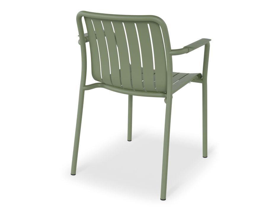 Roku Outdoor Armchair in Matt Eucalyptus Green - No Cushion - C1410280439356182150929 5