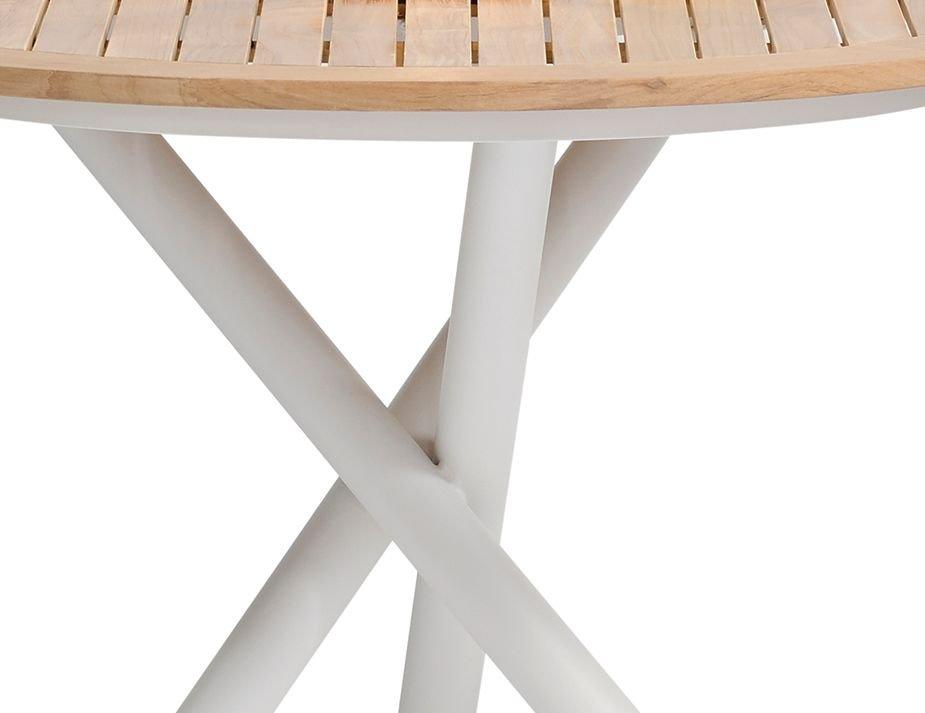 Sapporo Outdoor Round Table - White 110cm - C1412150679356182099976 3