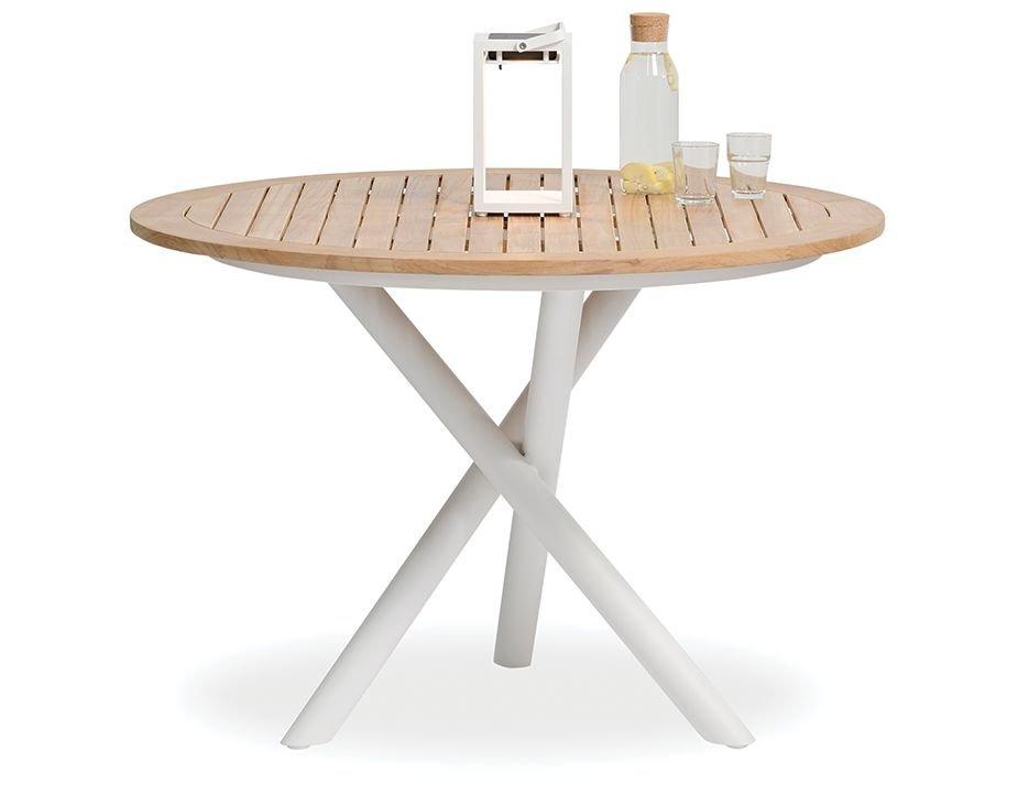 Sapporo Outdoor Round Table - White 110cm - C1412150679356182099976 1