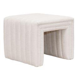 Savoy Stool - Natural Linen - Stool331399320294129166 1