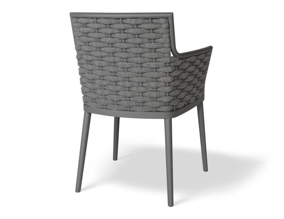 Siano Dining Chair - Outdoor - Charcoal - Dark Grey Cushion - C1410520759356182096074 7