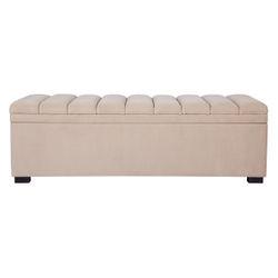 Soho Storage Bench Ottoman - Nude Velvet - Ottoman328749320294126325 1