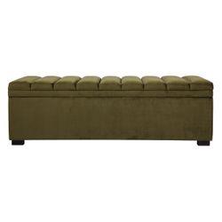 Soho Storage Bench Ottoman - Olive Velvet - Ottoman328769320294126349 1