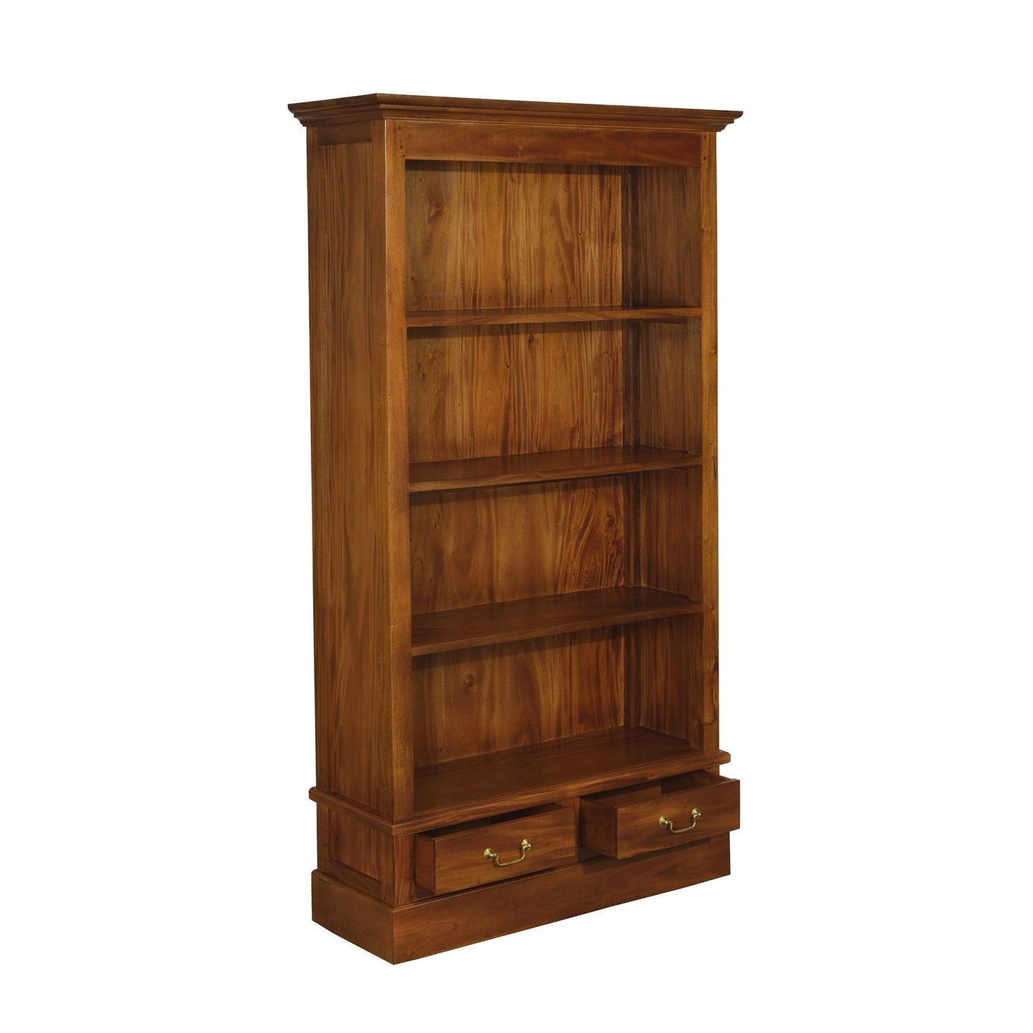 Tasmania 2 Drawer Bookcase (Light Pecan) - BookcaseBC 002 PN (LP)754169306328 3