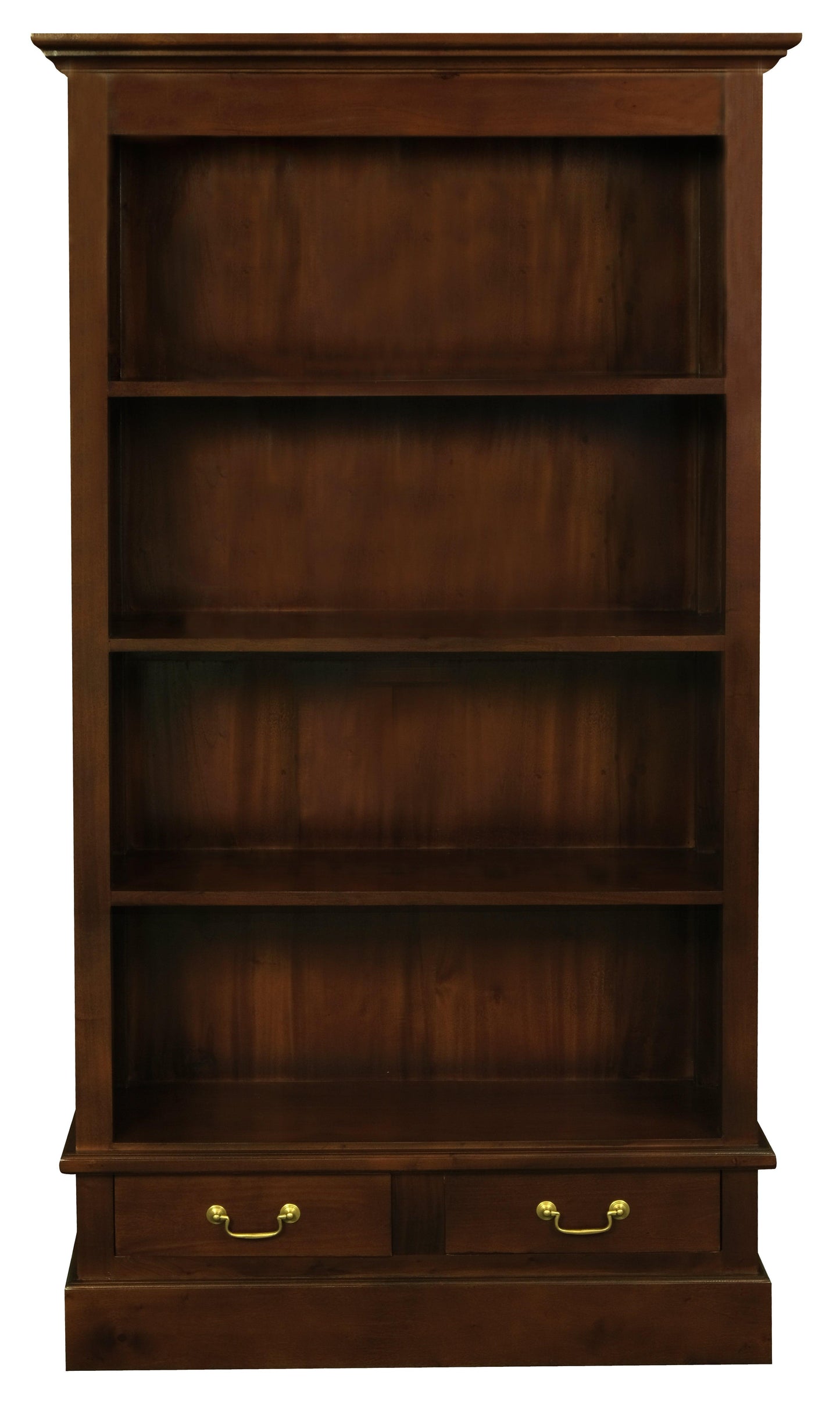 Tasmnia 2 Drawer Bookcase (Mahogany) - BookcaseBC 002 PN (M)754169306335 1