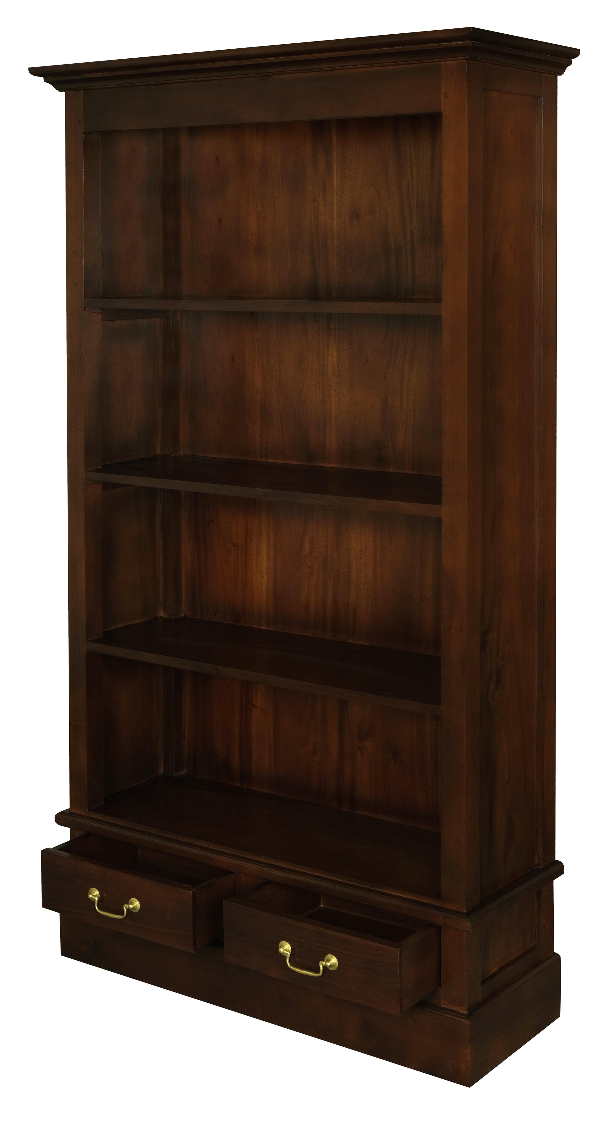 Tasmnia 2 Drawer Bookcase (Mahogany) - BookcaseBC 002 PN (M)754169306335 3