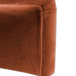 The Curve Bench Ottoman - Caramel Velvet - Ottoman329239320294126998 6