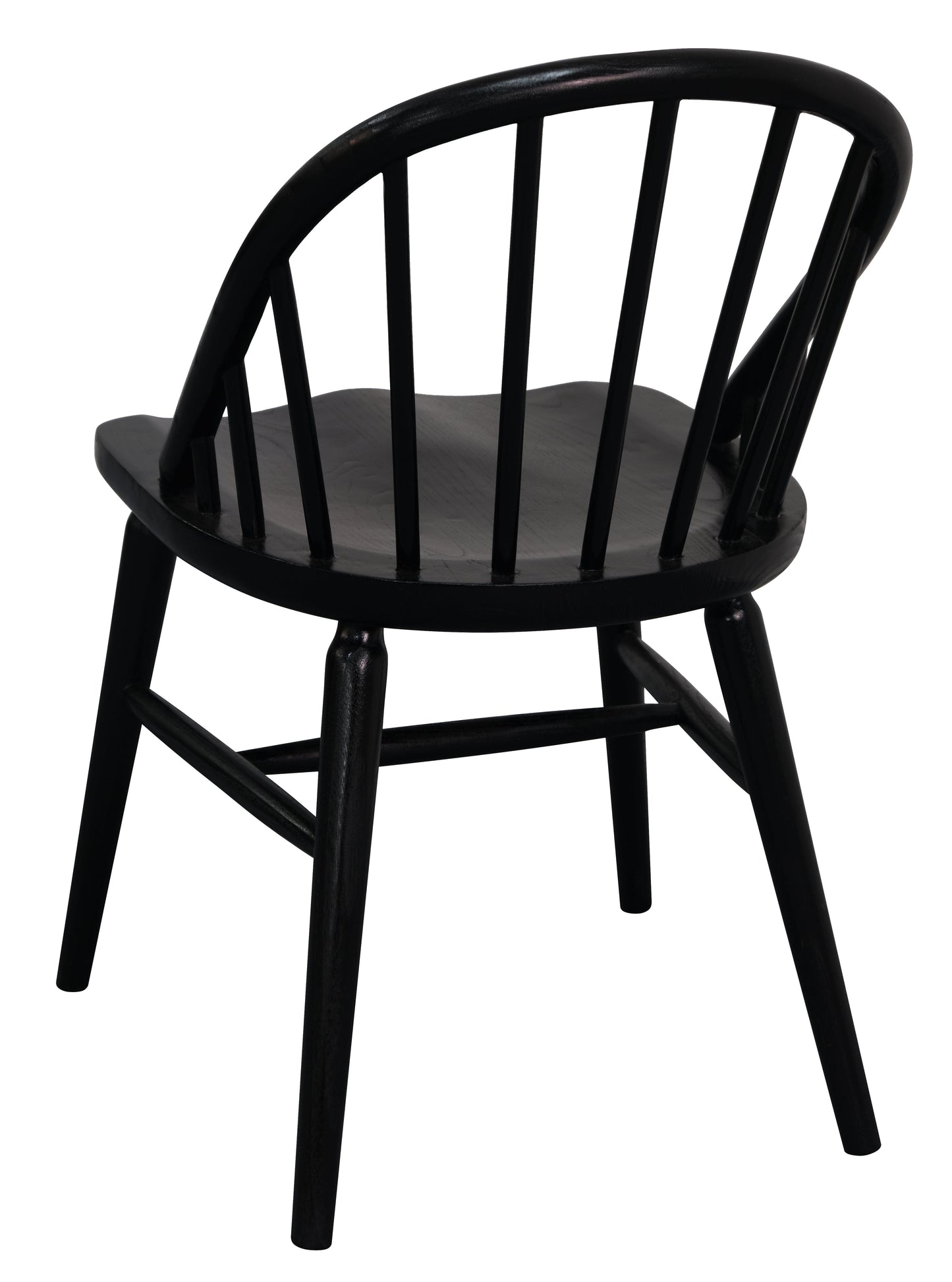 Vera Solid Oak Dining Chair - Set of 2 (Black) - Dining ChairsCH 050 OVR Set of 2 (B)754169496777 2