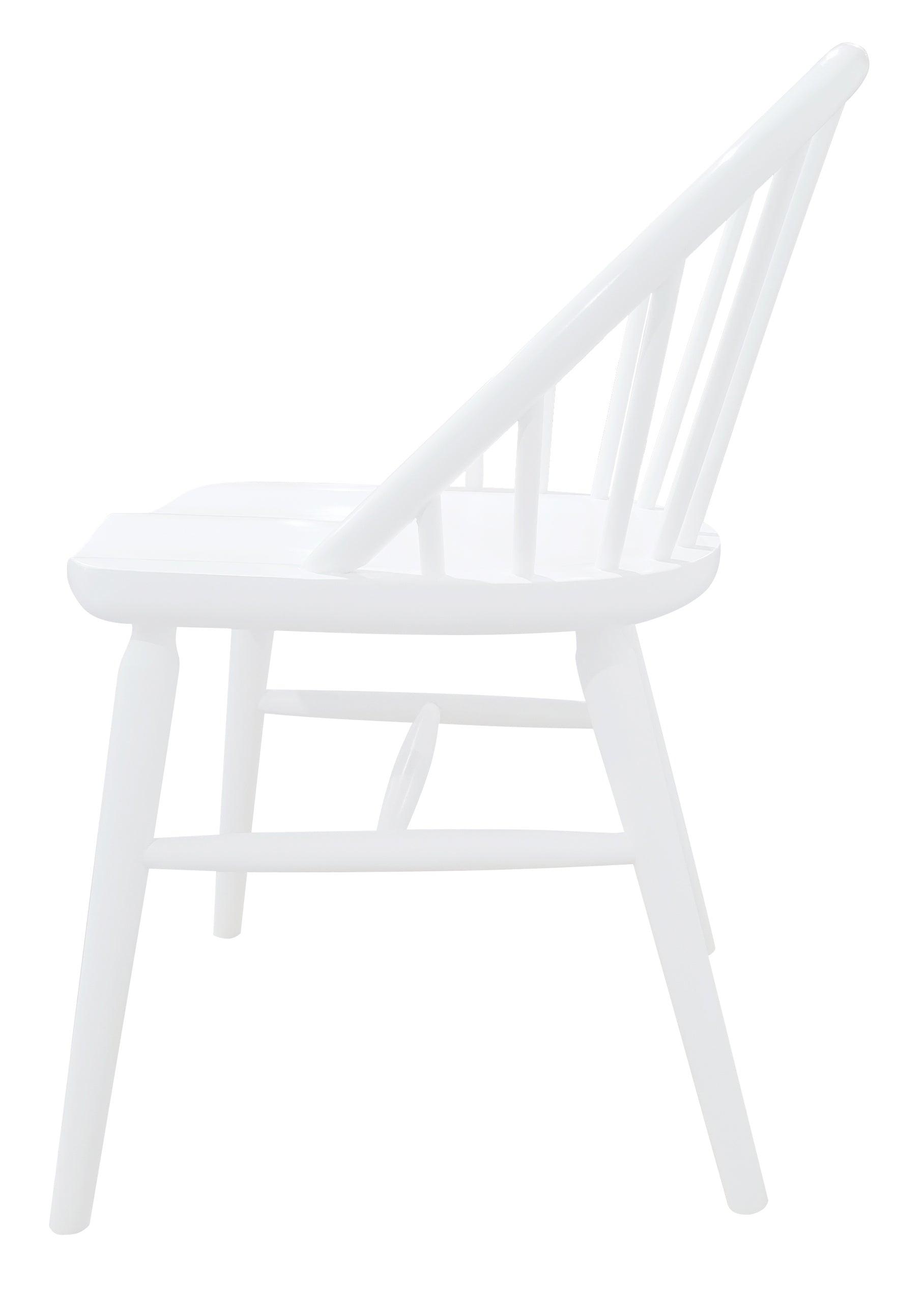 Vera Solid Oak Dining Chair - Set of 2 (White) - Dining ChairsCH 050 OVR Set of 2 (WH)754169482800 2