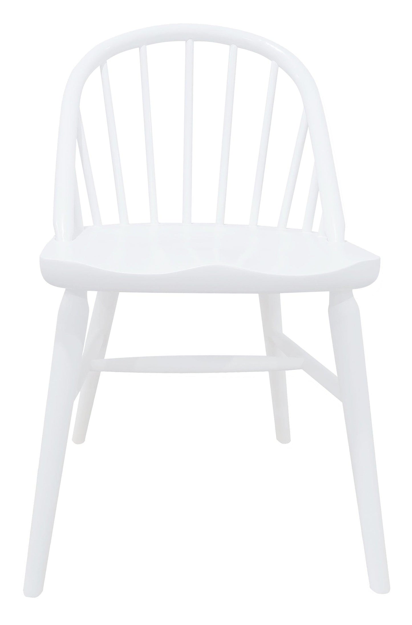 Vera Solid Oak Dining Chair - Set of 2 (White) - Dining ChairsCH 050 OVR Set of 2 (WH)754169482800 1