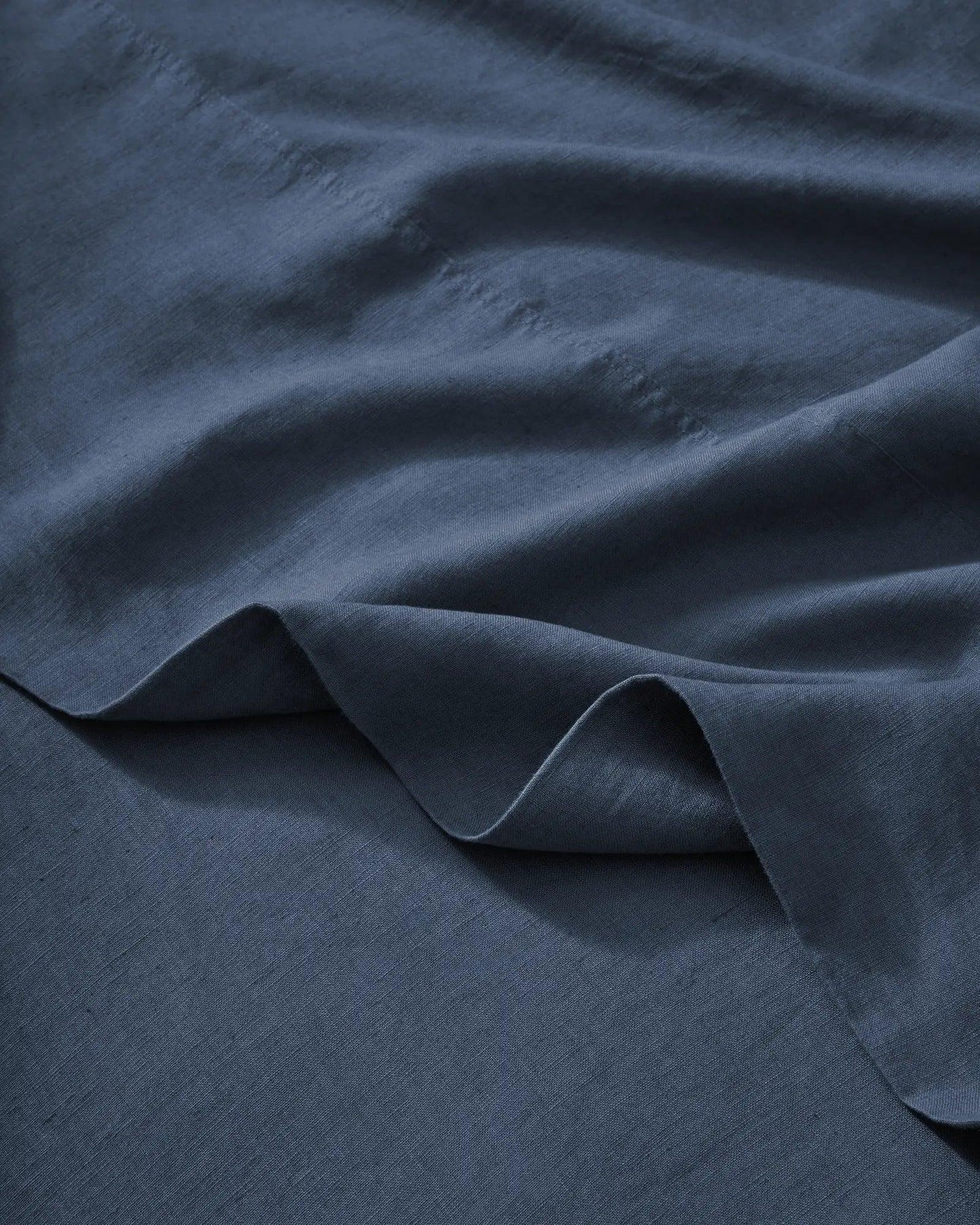 Weave Ravello Linen Flat Sheet - Denim - Sheets & Pillow CasesDRV10DENI 1