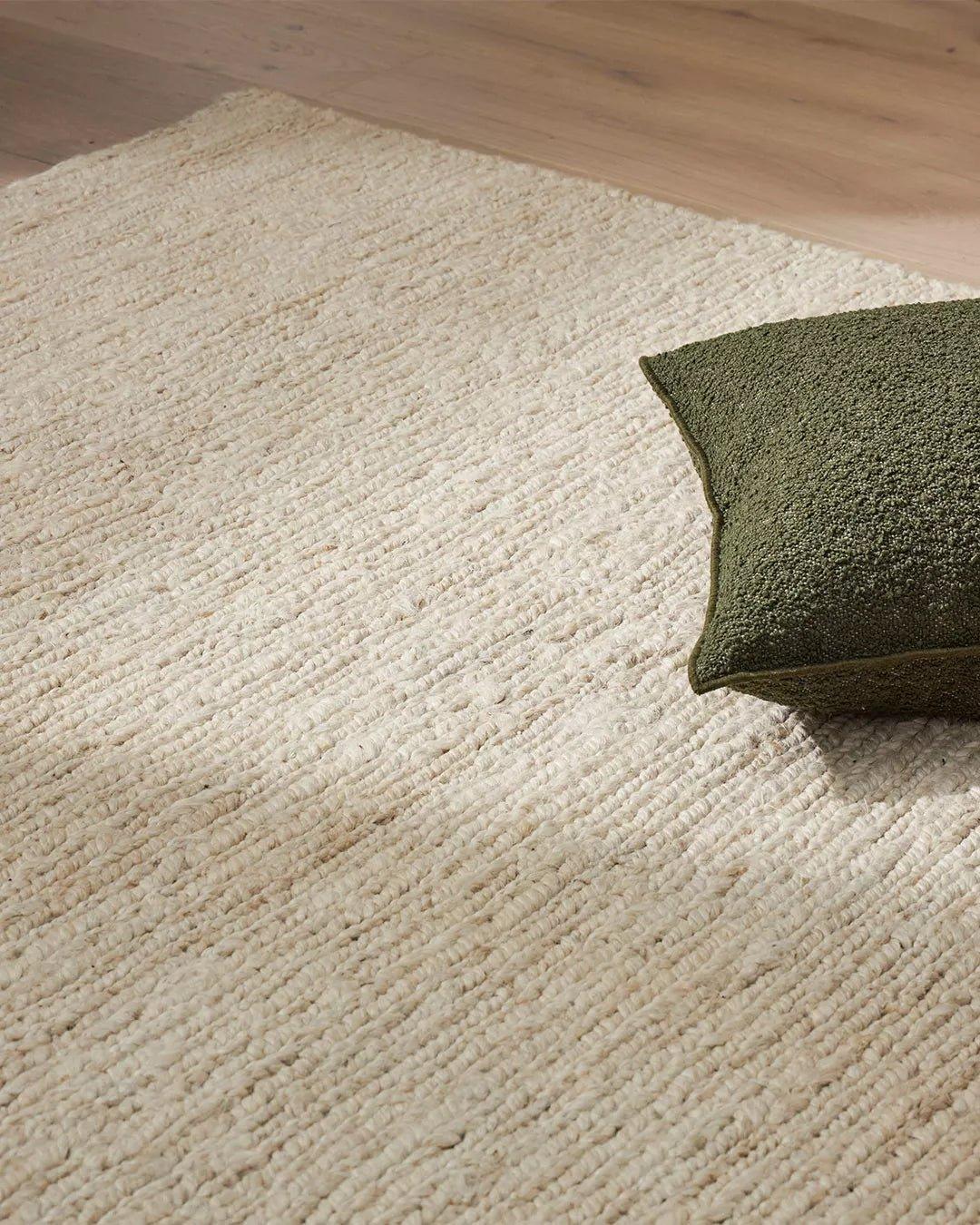 Weave Suffolk Floor Rug - Pearl - 2m x 3m - RugRSK03PEAR 2