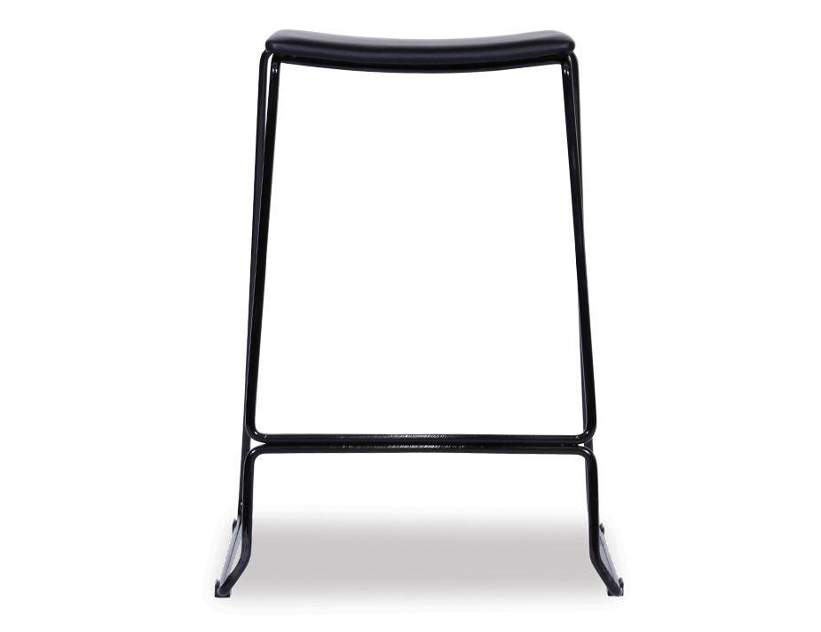 Ardent Stool - Black - Black Pad-Level-Prime Furniture