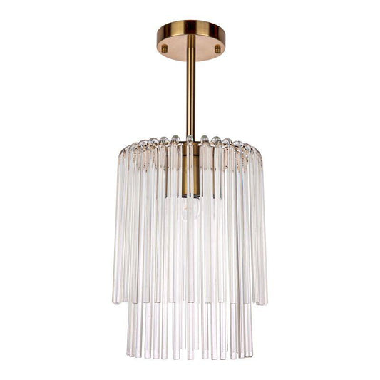 Zara Pendant - Petite Brass - Chandeliers and Pendants207469320294127261 1